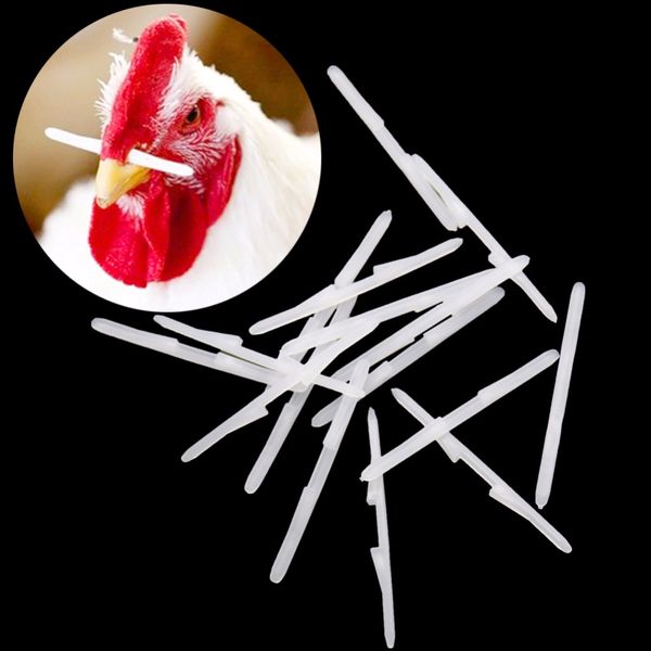 

100 pcs new chicken nose bolt 69cm chicken glasses prevent rooster eating hen feed farm equipment pet products