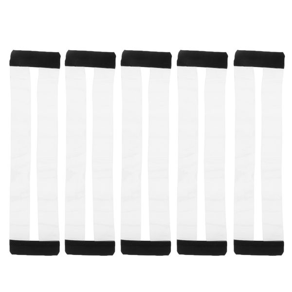 

5x clear invisible womens bra extender 3 hook bra extension underwear straps, Red;black