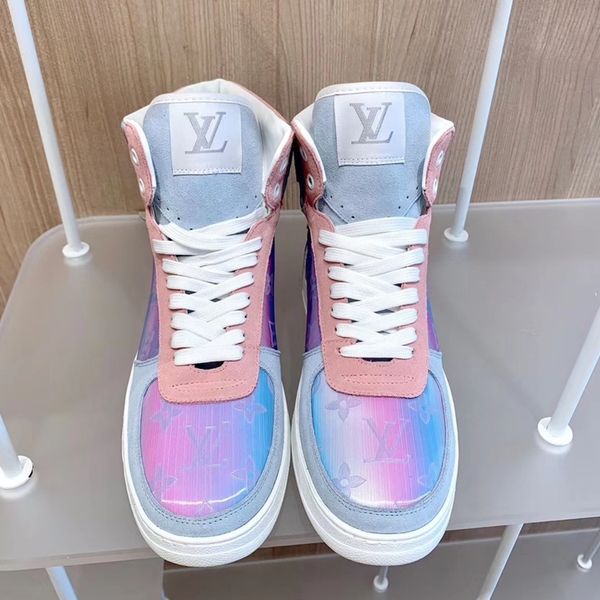 

air-6 french brand luxuries shoes with calfskin leather sneaker couples casual shoes fashion booties basketball shoes with box ing, Black