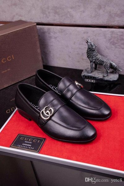 

20fw luxurious pointed toe men shoes moccasins handmade dress shoes flats vintage tassel male leather shoes sepatu pria yecq3, Black