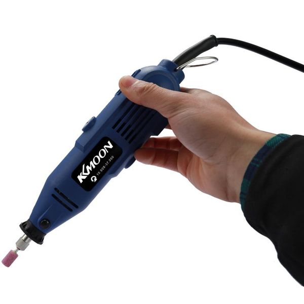 

kkmoon 220v 180w electric mini drill rotary grinder polishing grinding tool set with 6 position variable speed power tools