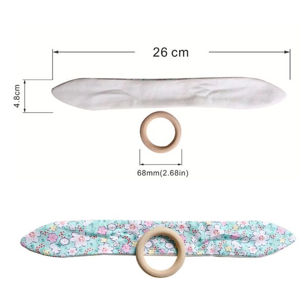 

soft newborn baby teethers wooden ring baby bunny ear teether teething toy rabbit ear safe soothing chew shower gift new