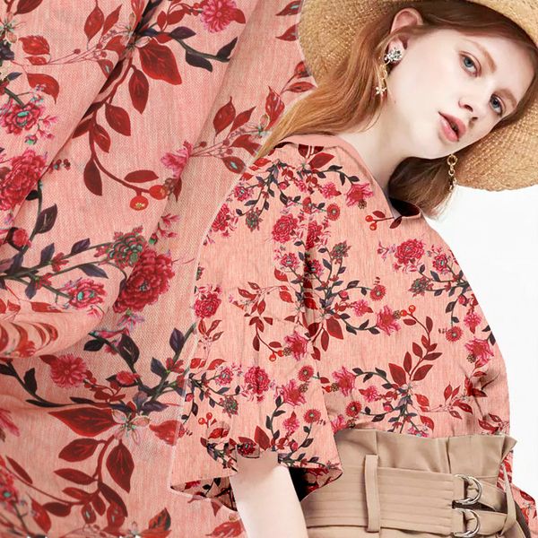

140cm wide printed silk fabric wrinkle resistant 16mm crepe de chine silk fabric drape shirt dress crepe cloth, Black;white