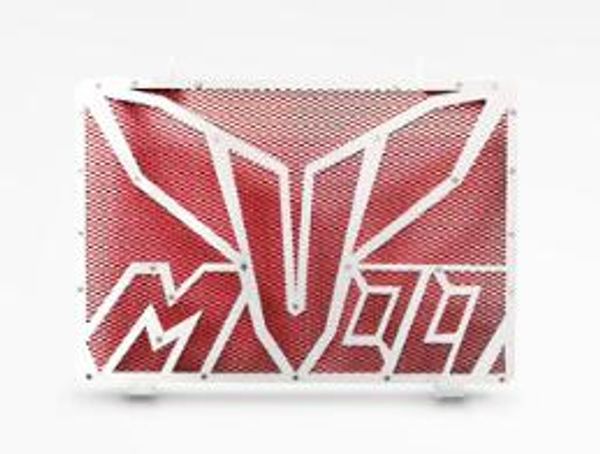 

motorcycle refit water coolant reservoir tank guard cover for mt-09 fz-09 red