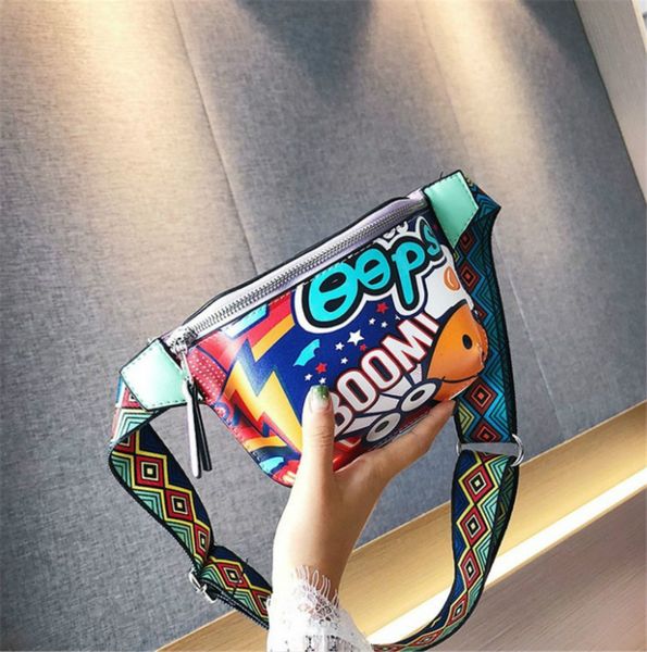 

2020 new one shoulder cross belt sport cartoon women chest bag ph-cfy20060310