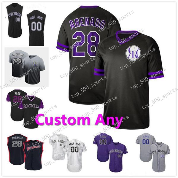 

мужская женская детская джерси нолан аренадо колорадо trevor story todd helton charlie blackmon daniel murphy ian desmond dahl молодежные из, Blue;black