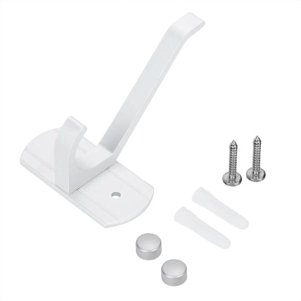 

aluminum single towel hook crochet bathroom wall hanger matte silver