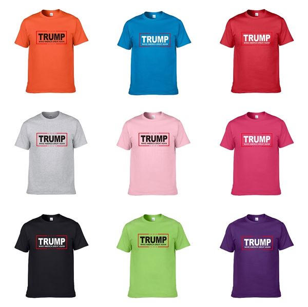 

men's designer trump t shirts long sleeve t-shrits big size fashion 100% cotton trump t-shirt men fashion sports coccer ball wear casua, White;black