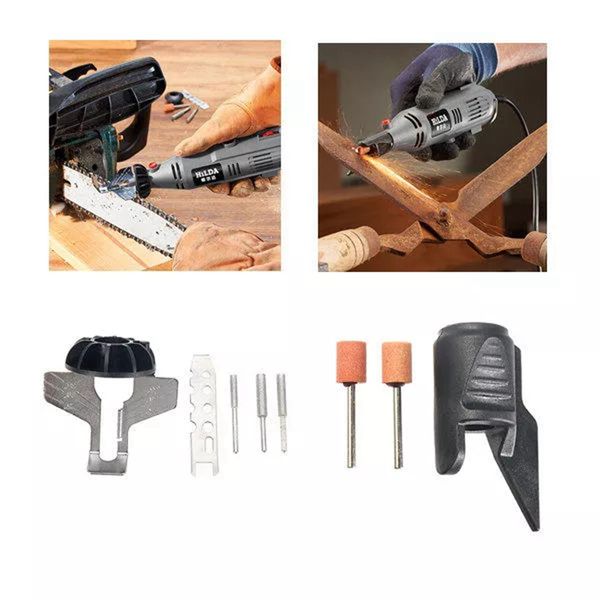 

hilda chain saw sharpening attachment sharpener guide with garden tool sharpener drill adapter
