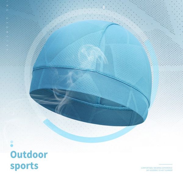 

breathable quick-dry riding cap motorcycle helmet inner cap racing under helmet dry fit, Black