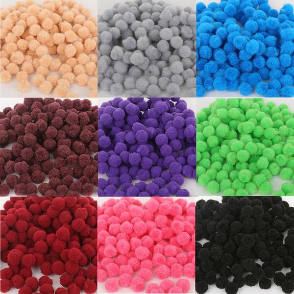 

300pcs/lot dia 10cm pompom beads fur ball charms pendant for diy jewelry making key chain bag decoration earring craft handmade, Bronze;silver