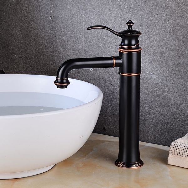

black bathroom basin faucets electroplating l bar classic single handle basthroom faucets household faucet