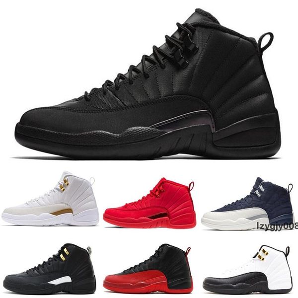 

лучшее качество 12s мужская баскетбольная обувь 12 wntr тренажерный зал красный мичиган бордо разводят женщин грипп игра такси спортивные кр