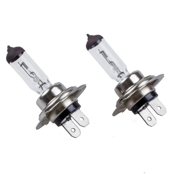 

2x car front head light headlight h7 bulb light lamp 12v 55w white
