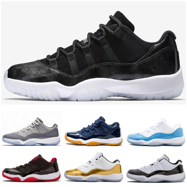 

jumpman 11 xi mens kids basketball shoes concord bred olive lux platinum tint space jam unc 2020 xi designer shoes men sport sneakers, Black