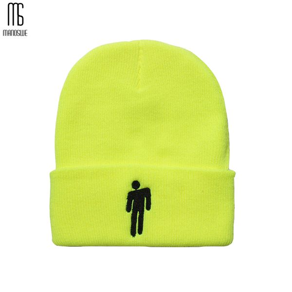 

winter hat balaclava hats knitted solid hip-hop skullies hats for boys for boys accessories billie eilish beanie 6 color