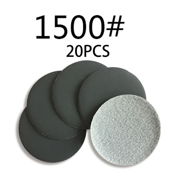

20x sandpaper sanding discs 75mm 3 inch wet/dry waterproof hook & loop 400/800/1500/2000/2500/3000/5000/7000/10000 grit