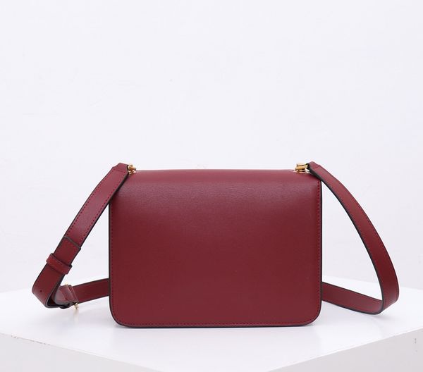 

spring 23x17cm1753m y # women handbag genuine leather classic bag in box calfskin bag popular it bag with gold hardware simple ol style