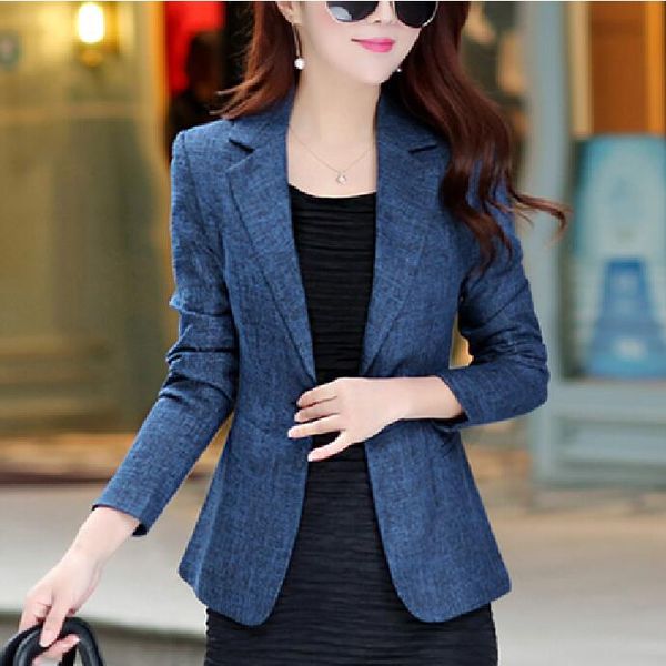 

женщины пиджаки и куртки 2019 новая весна осень моды одной кнопки blazer femenino дамы blazer женский пальто, White;black