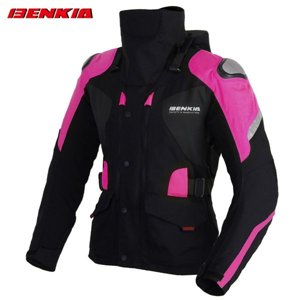 

benkia jdw10 women motorcycle jacket winter moto jacket winter riding motorbike keep warm with liner motorcycle protector