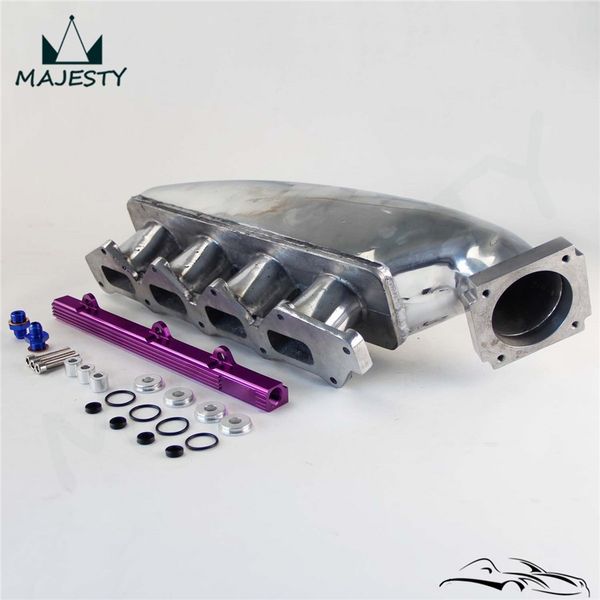 

alloy intake manifold + fuel rail for m*itsubishi ce9a evo 1 2 3 4g63 92- 95