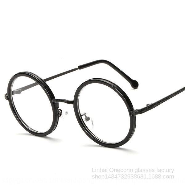 

harry potter myopia round plain ins metal myopia glasses frame glasses frame, Silver