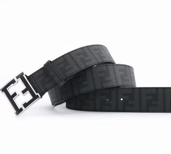 

Big large buckle leather belt men women new men belt luxury belt 13 fendi 13