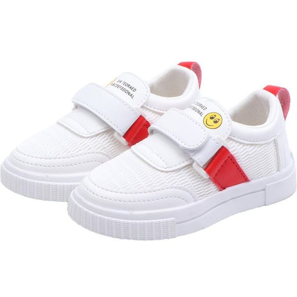 

2020 kids shoes children breathable mesh boys sport trainers shoes baby school flat casual girls sneaker toddler, Black;red