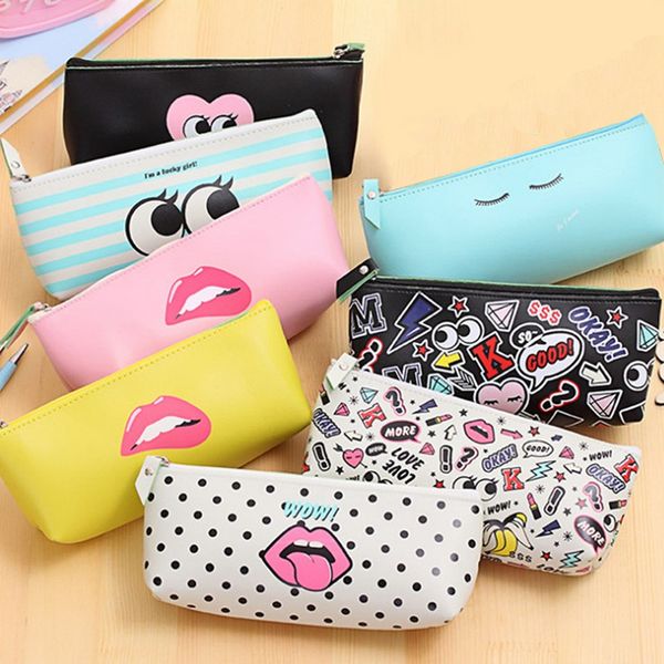 

kawaii candy color lip dot pen bag канелѬкий меок колне канелѬкие оваѬ импаине
