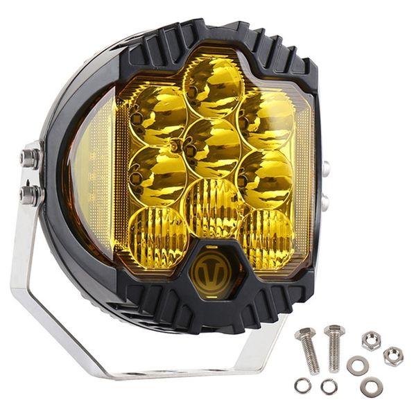 

7 inch led work spotlight 90w led car driving light for off-road truck uaz suv atv 12v auto waterproof fog lamp