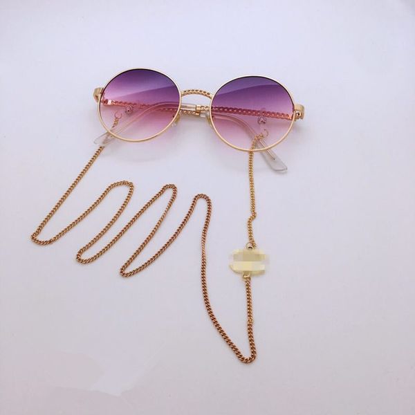 

2pcs роскоши cc дизайнера очки цепь readingglasses цепь письмо украшение противоскользящих веревочки шея шнур петля стопорного кремний