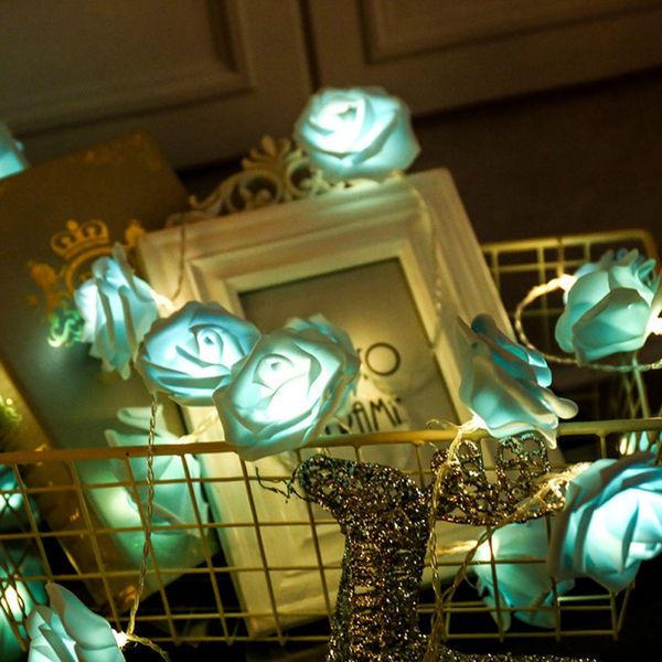 

новой роза рождественских огней рождество свет шнур занавес комната украшение