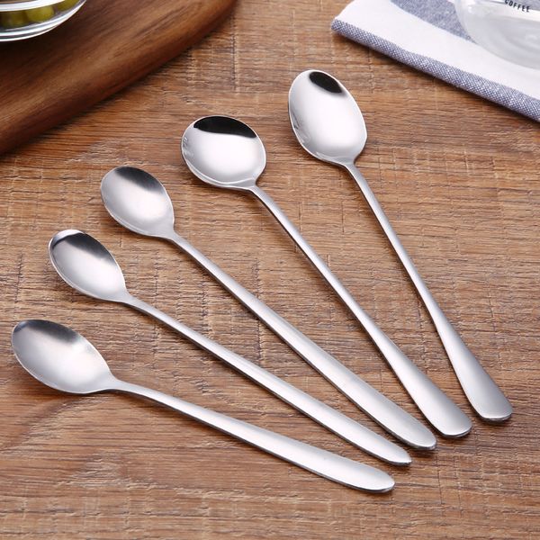 

5 piece stainless steel kids spoons kids cutlery, child and toddler safe flatware kids silverware utensil set ideal for home and preschools