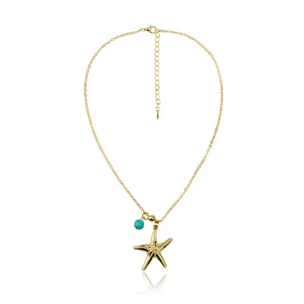 

ювелирные изделия новые аксессуары личность trend морская звезда ожерелье женщин мода mizhu ожерелье женщин, Silver