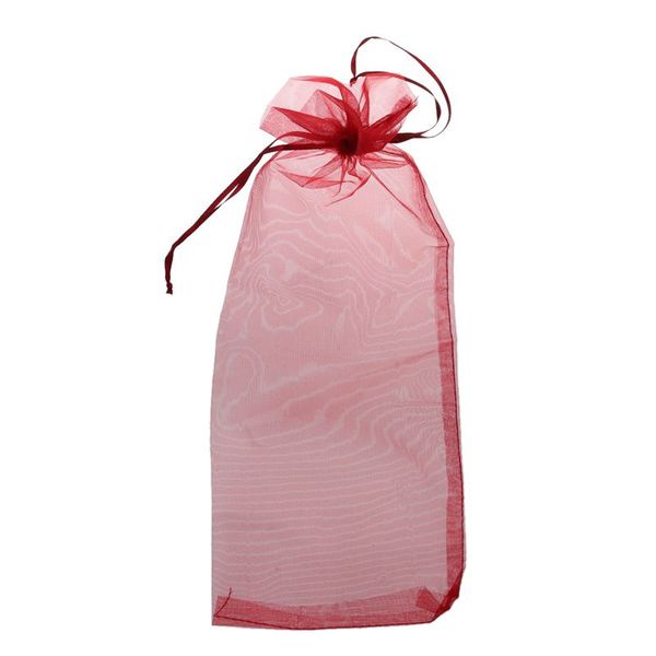 

10 pcs wine bags organza wine bottle gift wrap bags - red