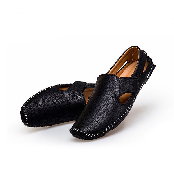 

2019 newly men casual shoes breathable simple anti-slip wear-resistant shoes for summer j9, Black