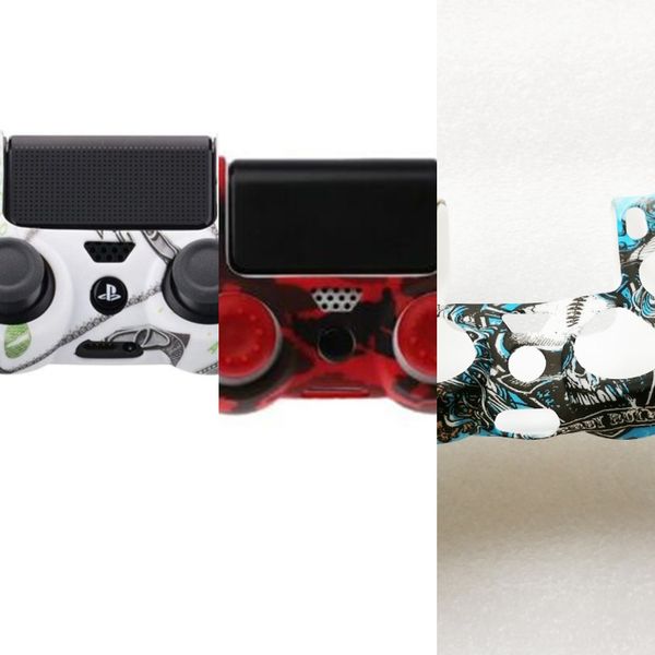 

rfva1 scary party faceplate controller housing shell case front part for ps4 pro slim repair jdm-040 jdm-050 jdm-055