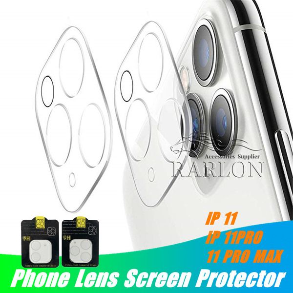 

phone lens screen protector for iphone 11 pro max xs xr x rear case 3d transparent scratch-resistant back camera tempered glass film cover