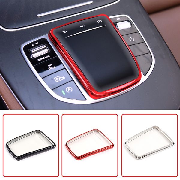 

tpu car central control multimedia protection covertrim for c e glc gls s class w205 w213 x253 x167 w222 2018-2020