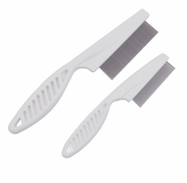 

common dog pet hair grooming comb flea shedding brush puppy cat dog handhold stainless hair combs cat dog bath cleaning pets supplies