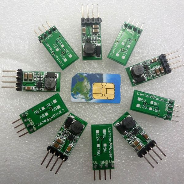 Freeshipping 10 stücke Sehr kleine Leichte DC-DC 3-6 V 5 V zu DC 12 V Step-UP Boost Voltage Converter Module