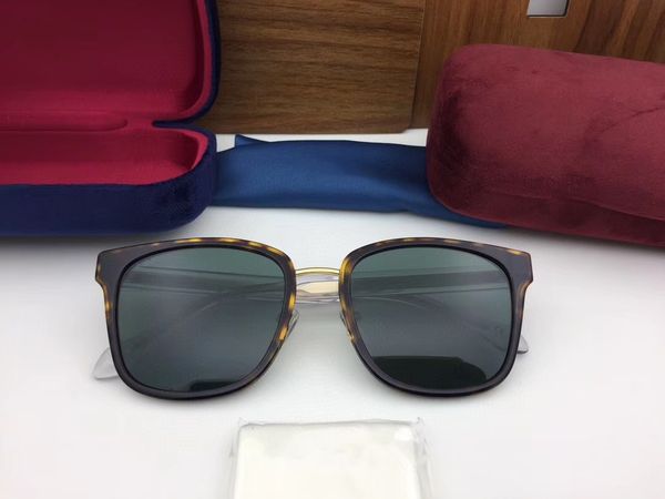 

popular 0563s designer sunglasses summer style 0563 rectangle full square frame uv protection sunglasses come with case, White;black