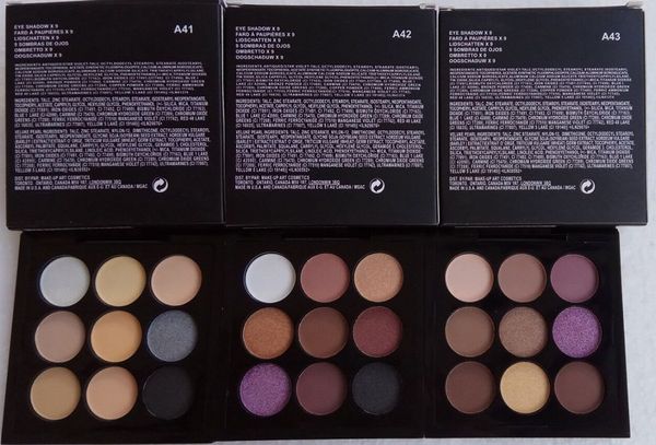 

New makeup eye hadow fard a paupiere palette 9 color eye hadow 0 8g 0 02 oz dhl hipping