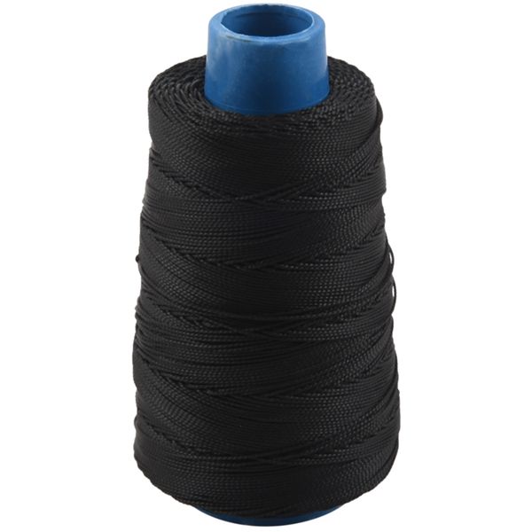 

400m 80lbs nylon twisted bowstring thread fishing string sewing cord kite line, white, Black