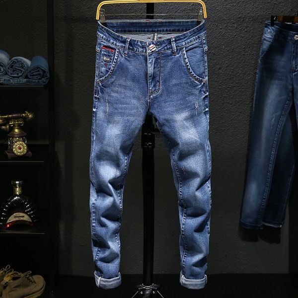 

ready stockdiscount price - summer trend jeans, trend thin men's casual spring and summer jeans