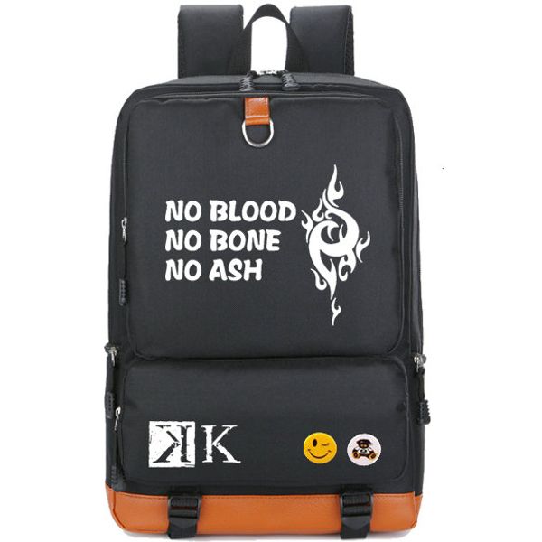 

ash backpack no blood bone day pack k school bag cartoon packsack laprucksack sport schoolbag outdoor daypack