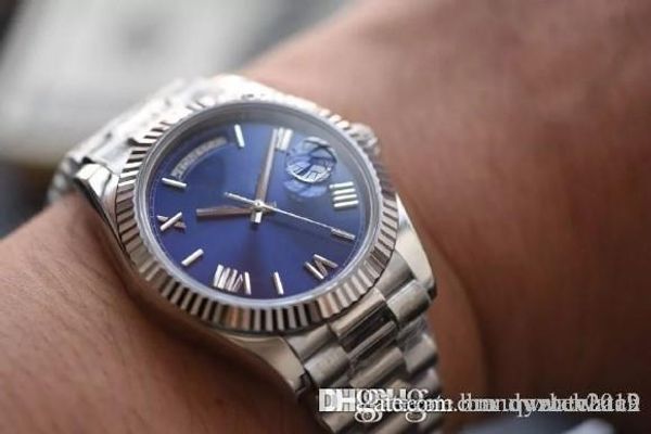 

2018 лучший бренд роскошных часов datejust автоматические механические наручные часы dark rhodium dial юбилейный браслет тип журнала спортив, Slivery;brown