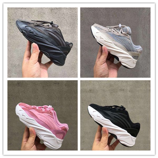 

Kids Running Shoes Kanye West Wave Runner 700 Youth Shoes 700 Sports toddler sneakers Casual Size:28-35