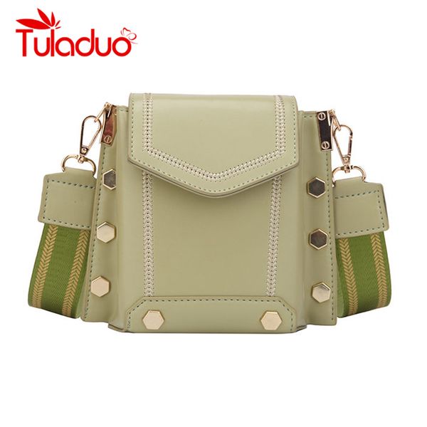 

fashion rivet small bags for women 2020 spring summer shoulder messenger bags leather women's handbag lady crossbody