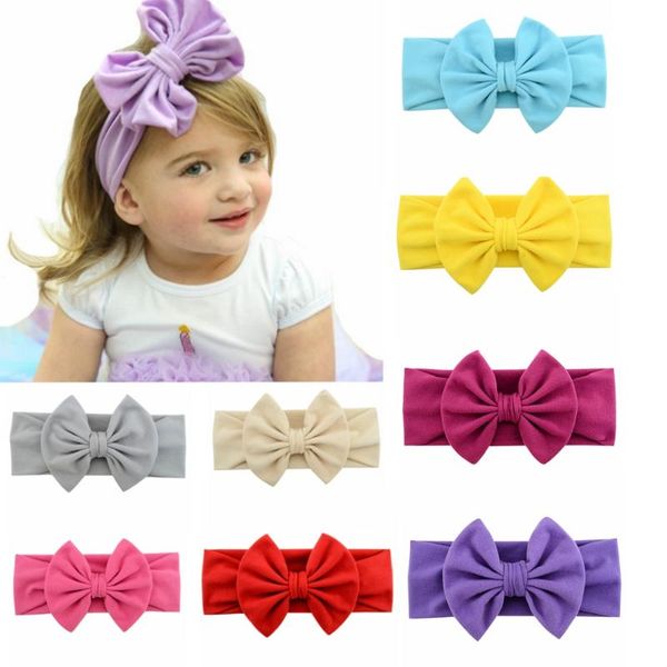 

12pcs / серия сладкая мягкая девушка bow hairband тюрбан узел лук галстук хлопка оголовье головной убор уха аксессуары для волос 907, Slivery;white